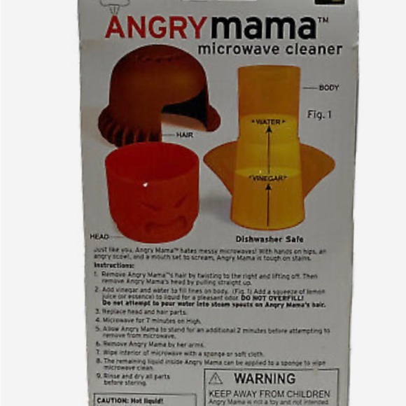 Bulbhead Angry Mama Microwave Oven Cleaner Red Face Mama - Picture 3 of 4